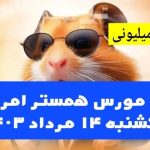 در این یکشنبه، همستر خود را با کد مورس آموزش دهید و یک میلیون سکه همستر رایگان بگیرید!