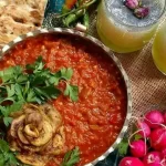 طرز تهیه خوراک خاویار بادمجان مجلسی با کمترین روغن