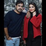 دابسمش جالب بازیگر زن مشهور در کنار همسرش داخل ماشین لاکچری + فیلم