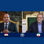 پزشکیان در گفتگو با السیسی بر تقویت روابط ایران با مصر تاکید کرد