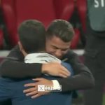 اشک ریختن رونالدو بعد از پیروزی + فیلم