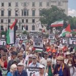 تظاهرات مردمی علیه اسراییل در لندن