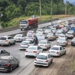 ترافیک شدید در جاده های خروجی مازندران + جزییات