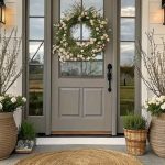 گلدانهای مناسب برای درب ورودی؛ ایدههایی شیک و ساده گلدانهای مناسب برای درب ورودی؛ ایدههایی شیک و ساده