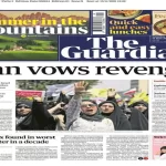 بازتاب درگیری نظامی ایران و اسرائیل در روزنامههای مطرح جهان – تجارت نیوز بازتاب درگیری نظامی ایران و اسرائیل در روزنامههای مطرح جهان – تجارت نیوز