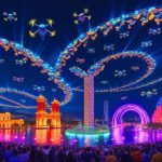 تماشا کنید: رقص ۱۰ هزار پهپاد در آسمان ویتنام که رکورد گینس را شکست