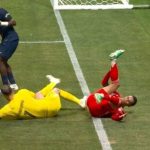 کج شدن پای جمال موسیالا در بازی مقابل پاریسن ژرمن + فیلم