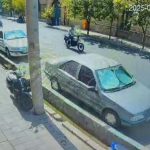 لحظه موبایل‌قاپی در جلوی خیابان سفارت فرانسه / فیلم