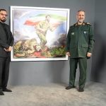 «حسن روحالامین» نقاشی «پاسداران وطن» خود را به فرمانده جدید «هوافضای سپاه پاسداران انقلاب اسلامی» تقدیم کرد – اخبار سینمای ایران و جهان «حسن روحالامین» نقاشی «پاسداران وطن» خود را به فرمانده جدید «هوافضای سپاه پاسداران انقلاب اسلامی» تقدیم کرد – اخبار سینمای ایران و جهان