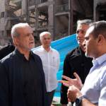 بازدید پزشکیان از برخی مناطق آسیب‌دیده از تهاجم اسرائیل+ فیلم