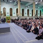 تصاویر نخستین شب عزاداری در بیت رهبری + فیلم