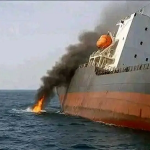 لحظه‌به لحظه‌ همراه با هدف قرار دادن کشتی «مجیک سیز» توسط یمنی‌ها+ فیلم