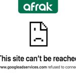 نامه افراک به مراجع مختلف برای رفع محدودیت دامنه Google Ads