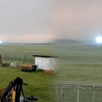 مشاهده یک نور مرموز در دل طوفان کانادا؛ داستان چیست؟