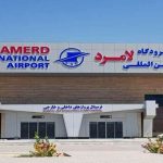 تخریب شبکه برج مراقبت فرودگاه لامرد در پی آمدن طوفان