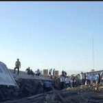 نخستین تصاویر از خروج قطار تهران به کرمان از ریل / فیلم