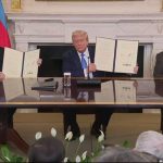 توافق صلح ارمنستان و جمهوری آذربایجان در کاخ سفید امضا شد + فیلم