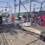 آتش گرفتن یک موکب در مرز مهران / یک زائر اربعین فوت کرد آتش گرفتن یک موکب در مرز مهران / یک زائر اربعین فوت کرد