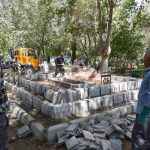 آماده‌ کردن خانه ابدی استاد فرشچیان در اصفهان + تصاویر