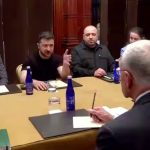 دیدار زلنسکی با فرستاده ویژه ترامپ با تی‌شرت /فیلم