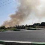 دود غلیظ در غرب تهران + فیلم