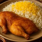 طرز تهیه مرغ کَرهای با خوراک شاه پلو؛ ترکیب اکبر جوجه و شاه پلو طرز تهیه مرغ کَرهای با خوراک شاه پلو؛ ترکیب اکبر جوجه و شاه پلو