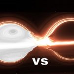 در صورت برخورد سیاه چاله و سفیدچاله چه اتفاقی رخ می‌دهد؟