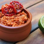 طرز تهیه دیپ گوجه فرنگی با گوجه خشک و تازه