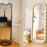 آینه ایستاده مدرن و زیبا؛ ۱۵ عکس از بهترین مدل‌های ترند برای دکوراسیون داخلی