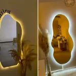 آینه قدی دفرمه لوکس؛ ۱۵ مدل خاص برای دکوراسیون مدرن