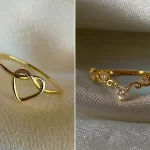 انگشتر مینیمال طلا؛ ۱۵ عکس از زیباترین حلقه‌های ساده و شیک روزمره