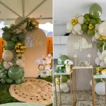 بادکنک آرایی تم سبز؛ ۱۵ عکس مدل زیبا و شیک برای جشن‌های خاص