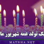 تبریک تولد عمه شهریور ماهی { ۲۰ پیام زیبا و قشنگ }