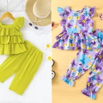 ست دو تیکه بچه گانه زیبا و جذاب؛ ۱۵ مدل خاص و راحت برای کودکان