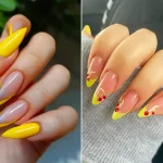 طراحی ناخن زرد شیک و ترند؛ ۱۵ مدل ساده و دوست‌داشتنی دخترونه