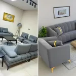 مبلمان راحتی طوسی شیک؛ ۱۵ عکس از بهترین مدل‌های ترند امسال