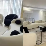 مبلمان راحتی مینیمال شیک؛ ۱۵ عکس از فضاهای خلوت با مبل‌های خاص و مدرن