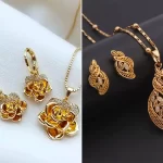 نیم ست شیک و زیبا طلا؛ ۱۵ عکس با کیفیت از طرح‌های جدید و خاص