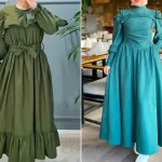 پیراهن بلند خانومانه زیبا؛ ۱۵ عکس از مدل‌های پرطرفدار بین خانم‌های شیک‌پوش