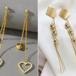 گوشواره طلا آویزی خاص؛ ۱۵ عکس از مدل‌های جدید مناسب مهمانی و استفاده روزانه