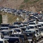 ترافیک شدید در جاده‌های شمال کشور + مسدود شدن جاده چالوس