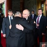 آغوش پوتین برای رهبر کره شمالی جنجالی شد