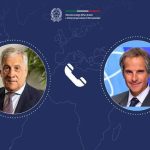 گفتگوی تلفنی وزیر خارجه ایتالیا و گروسی درباره ایران