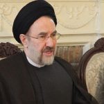 قرائت نماز میت توسط سید محمد خاتمی + عکس