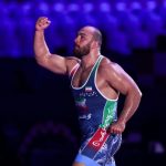 سلام نظامی امیرحسین زارع بعد از کسب مدال طلا + عکس