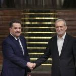 دیدار پزشکیان با نخست وزیر عراق در قطر