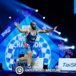 ایستادن تیم کشتی آزاد ایران با هفت مدال رنگارنگ بر بام کشتی جهان