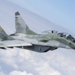 پرواز جنگنده میگ ۲۹ بر فراز تهران