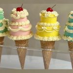 مینی کیک قیفی با طعم و ظاهر جذاب؛ ترند شیرینی 2025