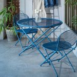 ایده‌های تراس با تم آبی؛ طراحی ساده و آرام‌بخش